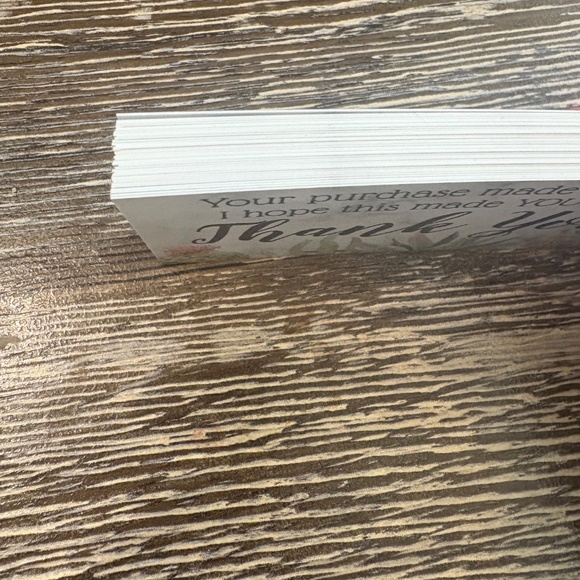 50 THANK YOU - BUSINESS CARDS - CACTUS DESIGN - Picture 6 of 8